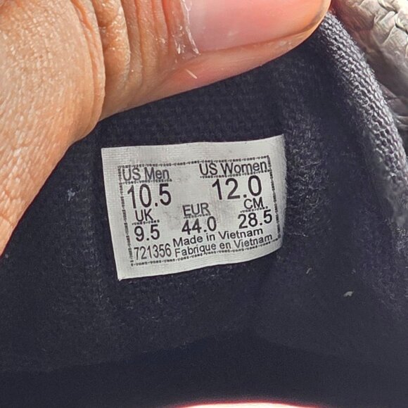 Vans Old Skool Mens Size 10.5 Black Orange Red Skate Shoes Casual Walking - Picture 6 of 13